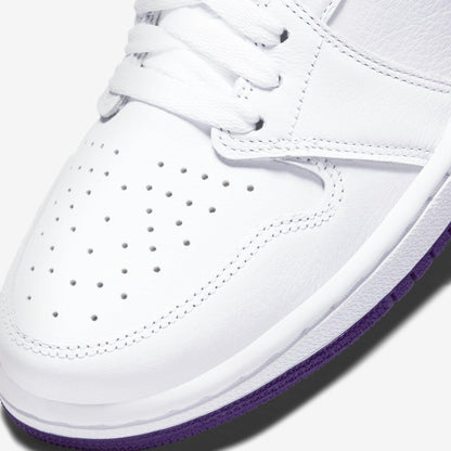 Air Jordan 1 Retro High OG 'Court Purple' (2021) (Womens) [CD0461-151] Athletic Basketball Sports Sneakers in White / Court Purple for Unisex Adult Female Ladies Girls WMNS - AVBL MRKT (7)
