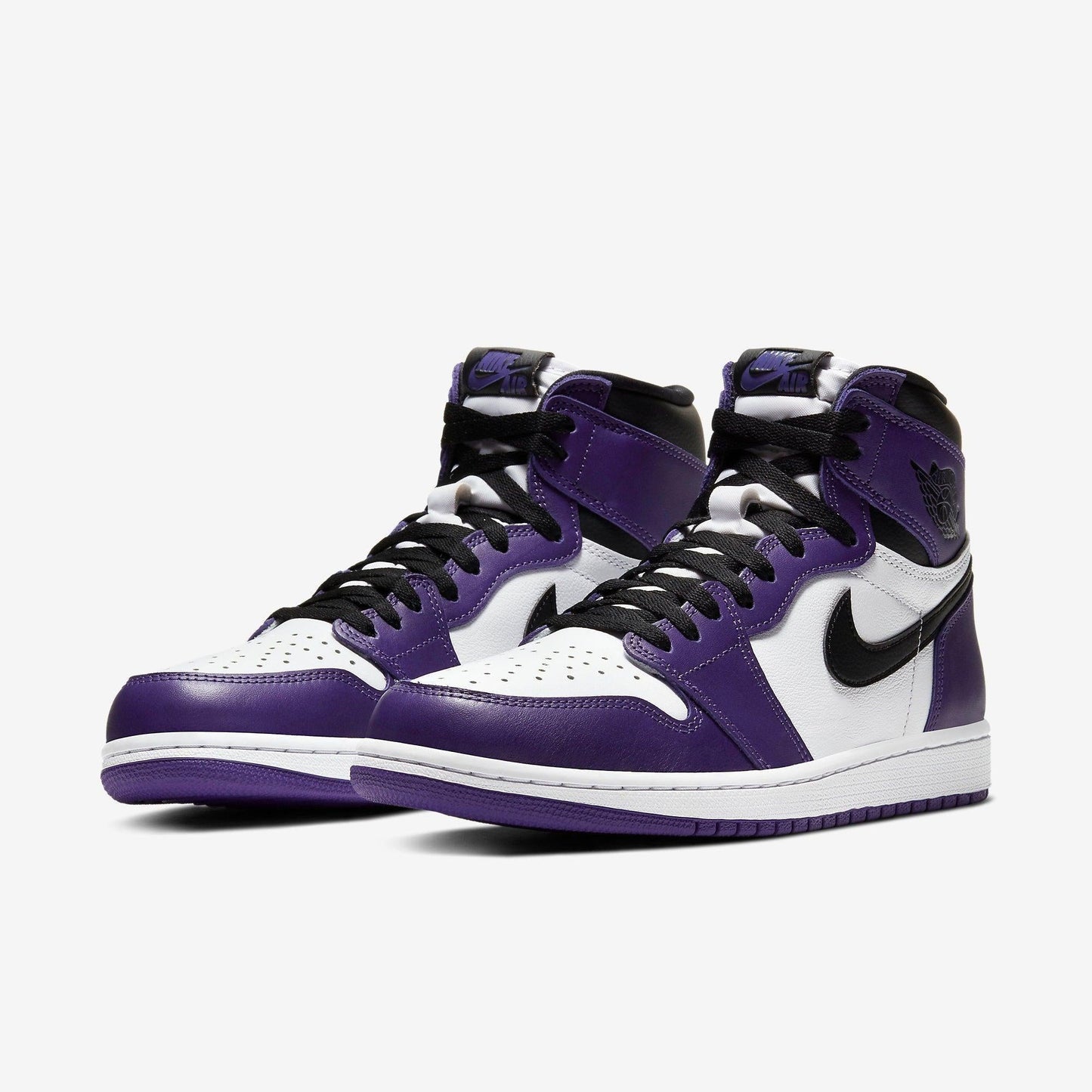 Air Jordan 1 Retro High OG 'Court Purple 2.0' (2020) [555088-500] Athletic Basketball Sports Sneakers in Court Purple / Black - White for Unisex Adult Mens - AVBL MRKT (1)