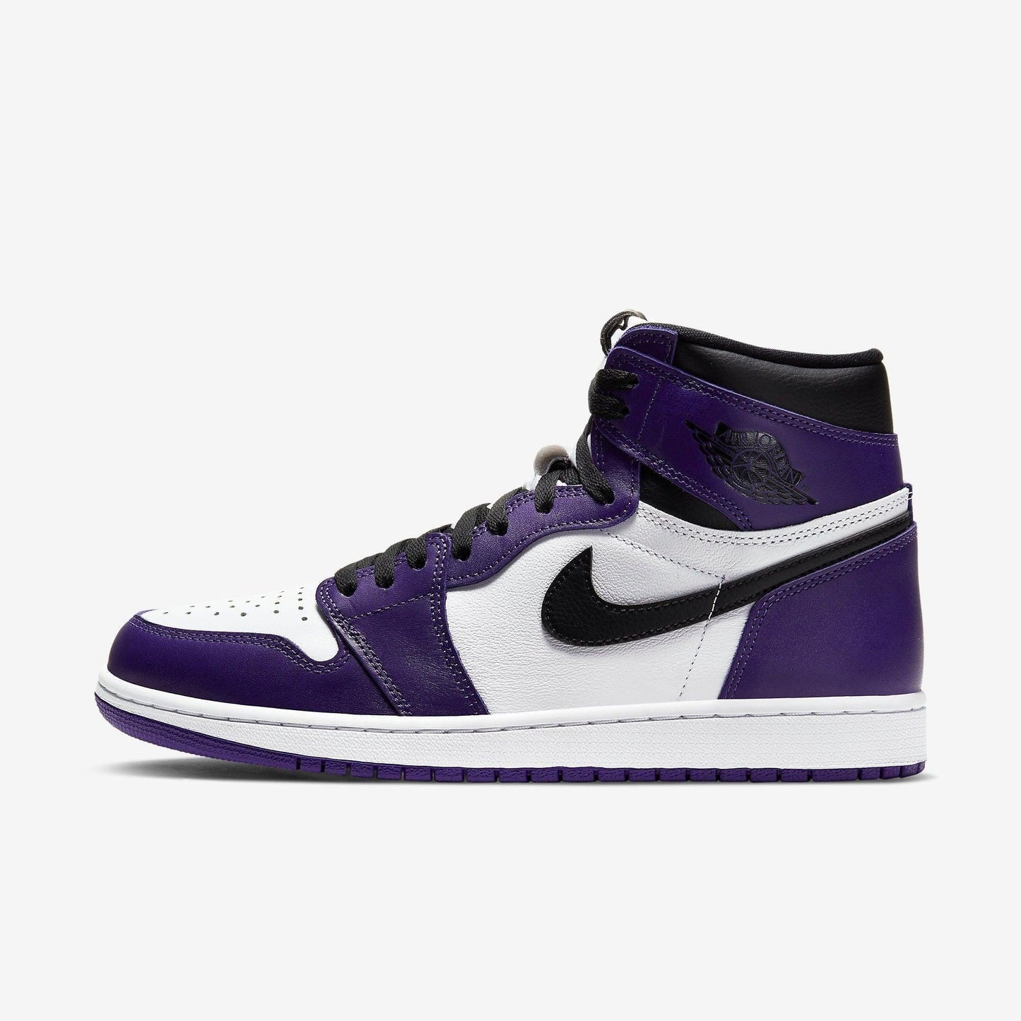 Air Jordan 1 Retro High OG 'Court Purple 2.0' (2020) [555088-500] Athletic Basketball Sports Sneakers in Court Purple / Black - White for Unisex Adult Mens - AVBL MRKT (2)