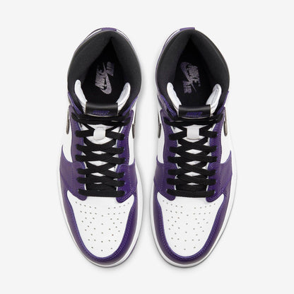 Air Jordan 1 Retro High OG 'Court Purple 2.0' (2020) [555088-500] Athletic Basketball Sports Sneakers in Court Purple / Black - White for Unisex Adult Mens - AVBL MRKT (5)