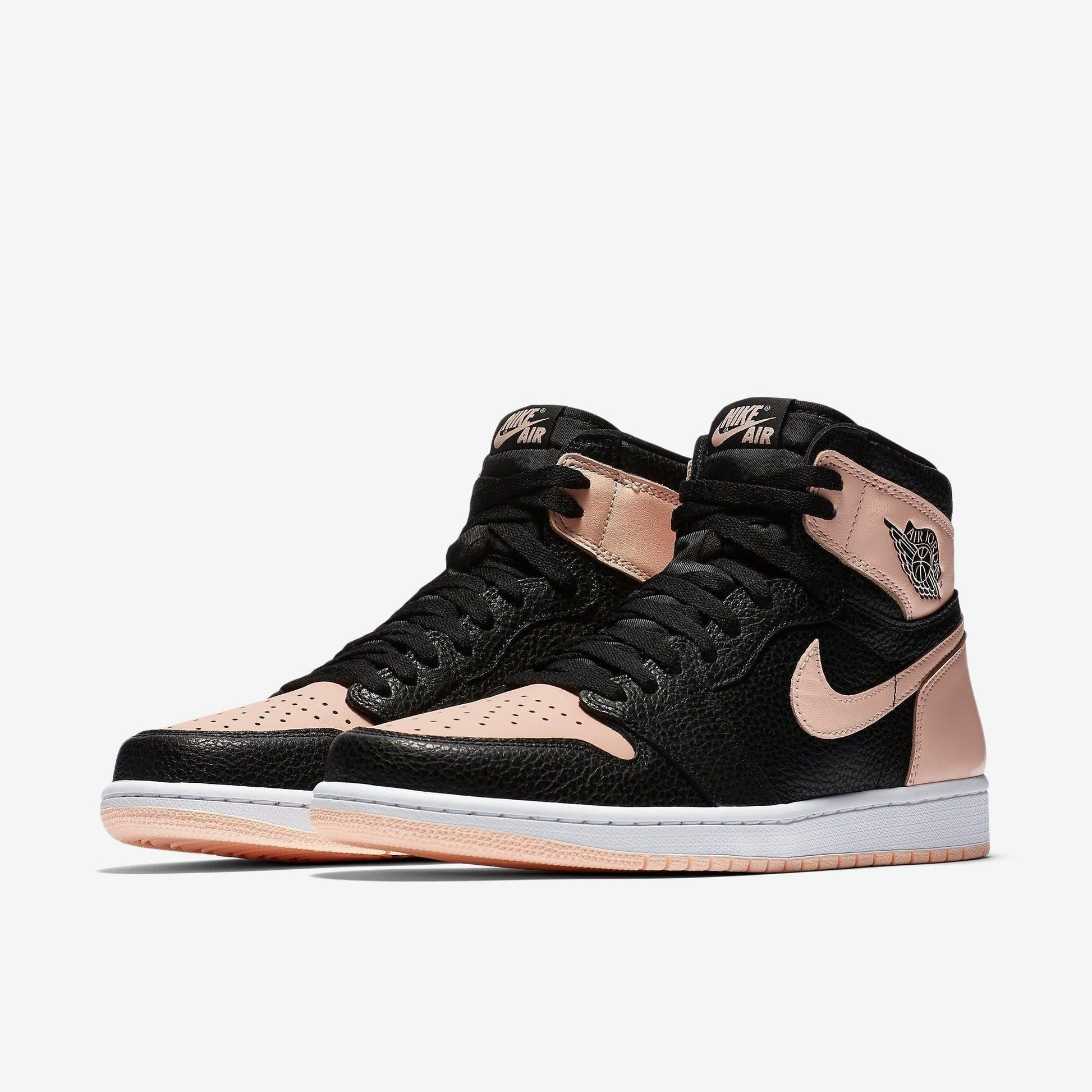 Air Jordan 1 Retro High OG 'Crimson Tint' (2019) [555088-081] Athletic Basketball Sports Sneakers in Black / Crimson Tint - White for Unisex Adult Mens - AVBL MRKT (1)