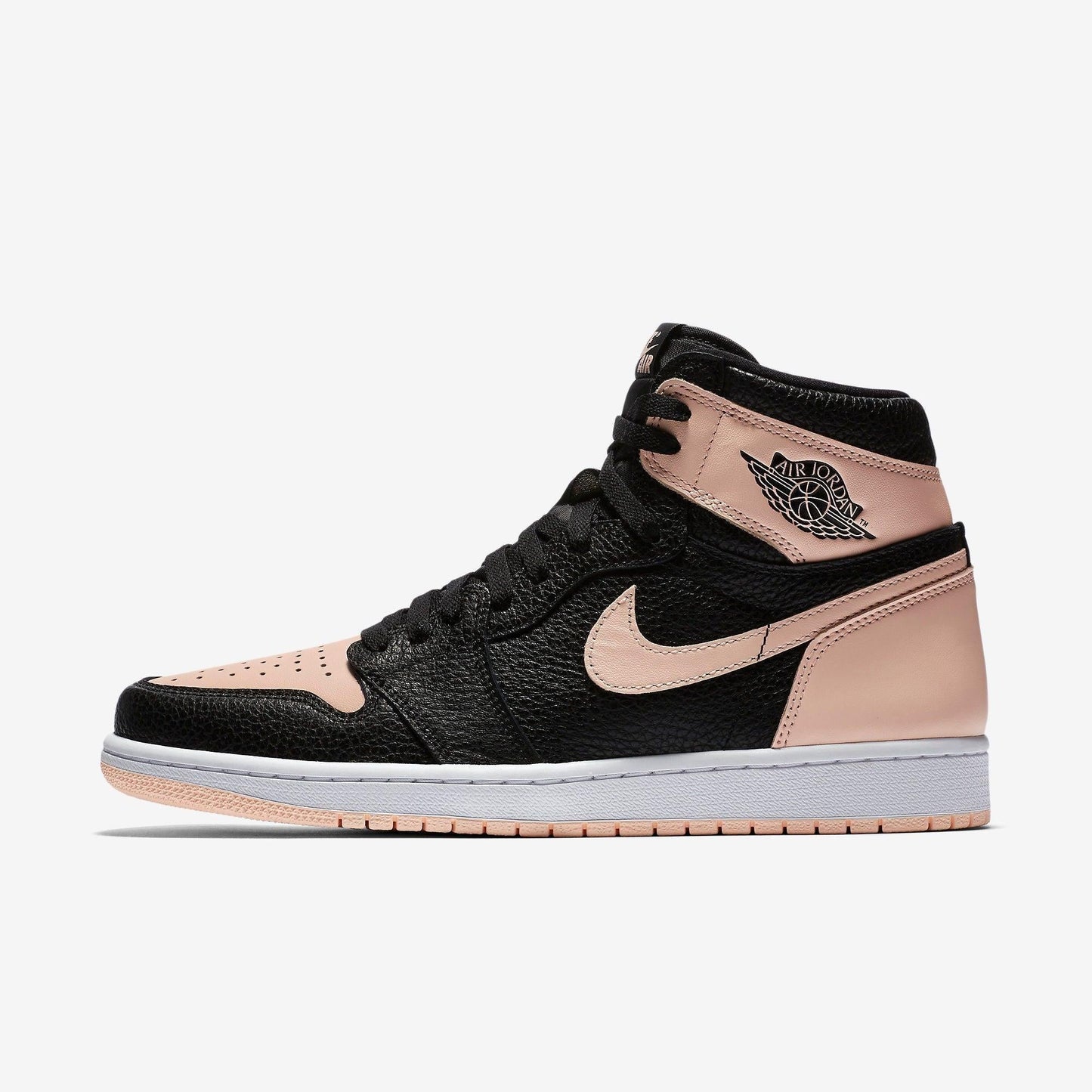 Air Jordan 1 Retro High OG 'Crimson Tint' (2019) [555088-081] Athletic Basketball Sports Sneakers in Black / Crimson Tint - White for Unisex Adult Mens - AVBL MRKT (2)