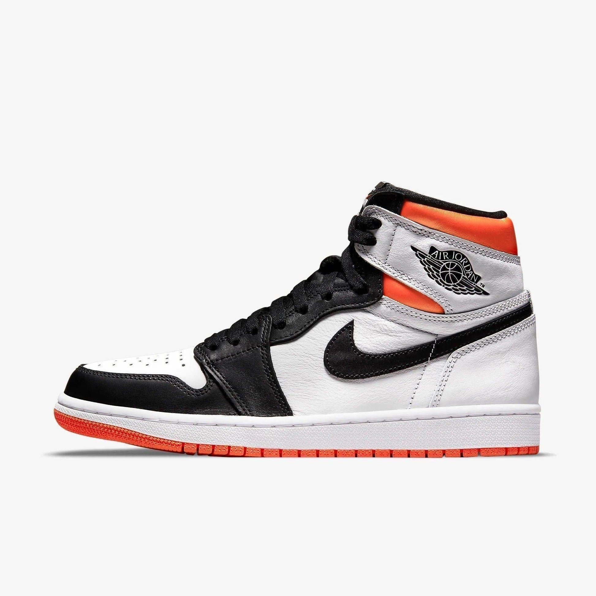 Air Jordan 1 Retro High OG 'Electro Orange' (2021) [555088-180] Athletic Basketball Sports Sneakers in White / Black - Electro Orange for Unisex Adult Mens - AVBL MRKT (2)