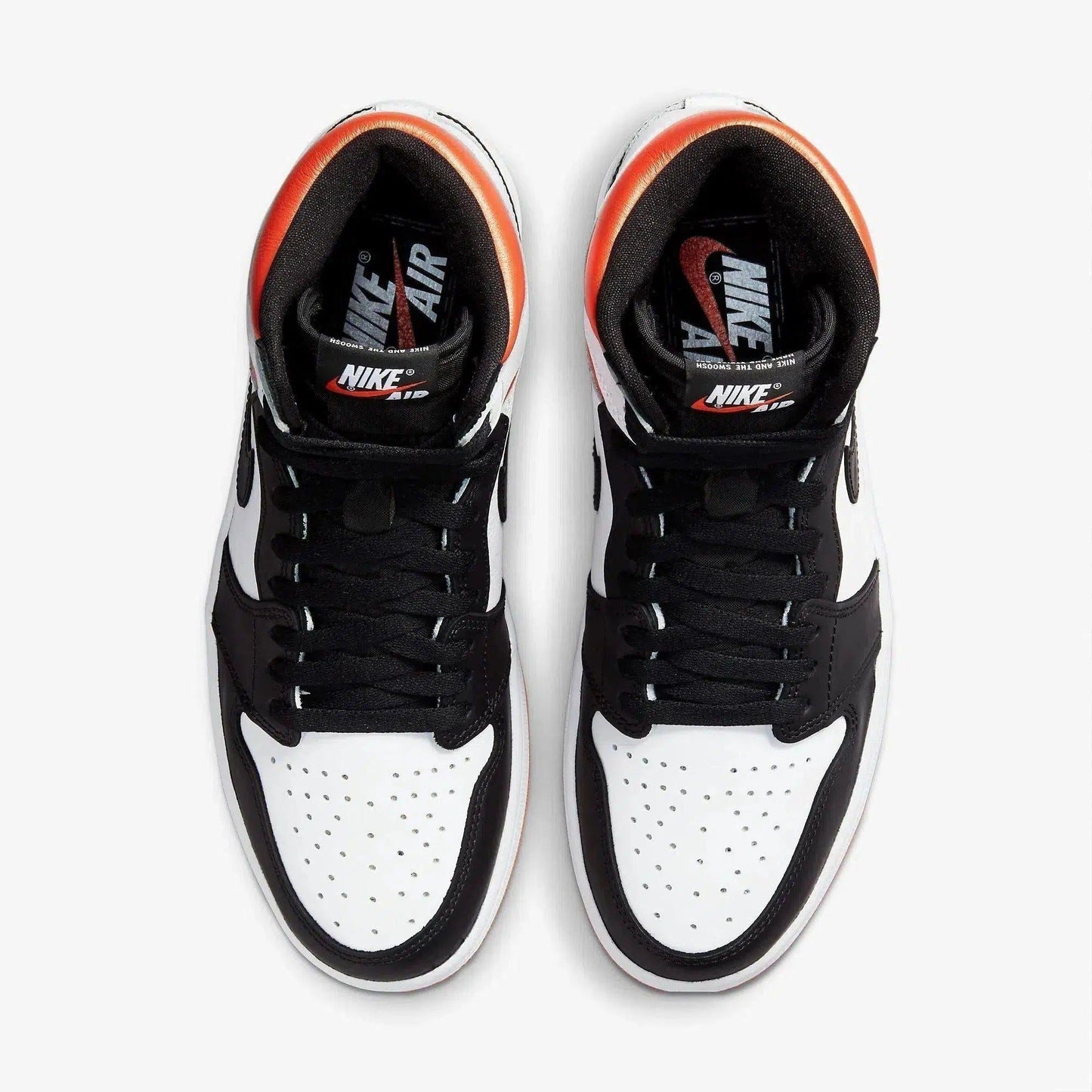 Air Jordan 1 Retro High OG 'Electro Orange' (2021) [555088-180] Athletic Basketball Sports Sneakers in White / Black - Electro Orange for Unisex Adult Mens - AVBL MRKT (5)