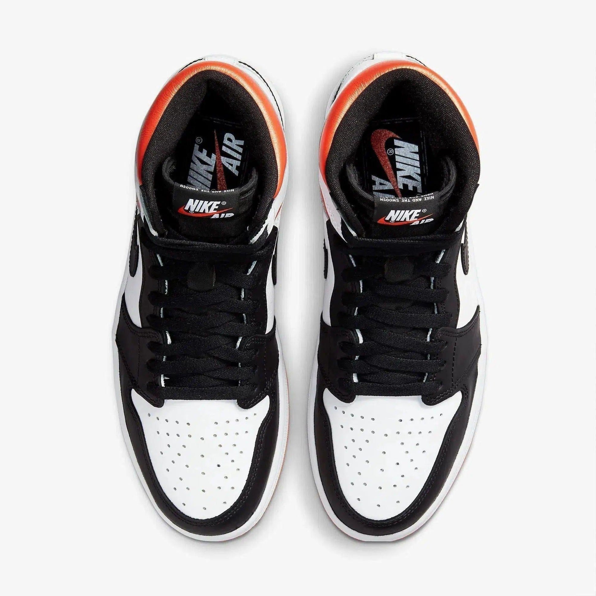 Air Jordan 1 Retro High OG 'Electro Orange' (2021) [555088-180] Athletic Basketball Sports Sneakers in White / Black - Electro Orange for Unisex Adult Mens - AVBL MRKT (5)