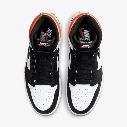 Air Jordan 1 Retro High OG 'Electro Orange' (2021) [555088-180] Athletic Basketball Sports Sneakers in White / Black - Electro Orange for Unisex Adult Mens - AVBL MRKT (5)
