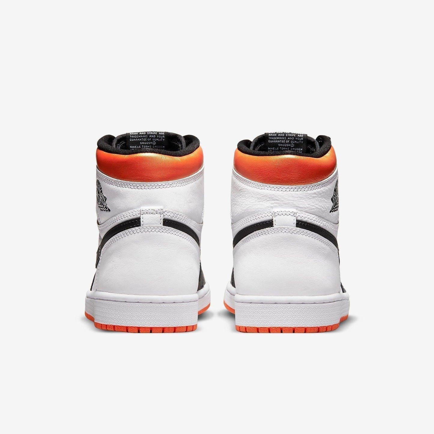 Air Jordan 1 Retro High OG 'Electro Orange' (2021) [555088-180] Athletic Basketball Sports Sneakers in White / Black - Electro Orange for Unisex Adult Mens - AVBL MRKT (6)