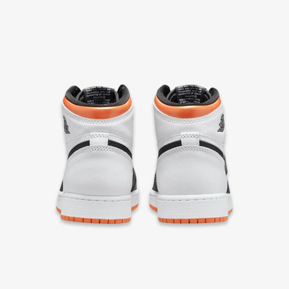 Air Jordan 1 Retro High OG 'Electro Orange' (2021) (GS) [575441-180] Athletic Basketball Sports Sneakers in White / Black - Electro Orange for Unisex Youth Kids Junior Boys Girls - AVBL MRKT (6)