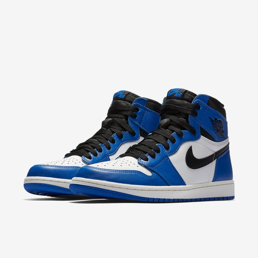 Air Jordan 1 Retro High OG 'Game Royal' (2018) [555088-403] Athletic Basketball Sports Sneakers in Game Royal / Black - Summit White for Unisex Adult Mens - AVBL MRKT (1)
