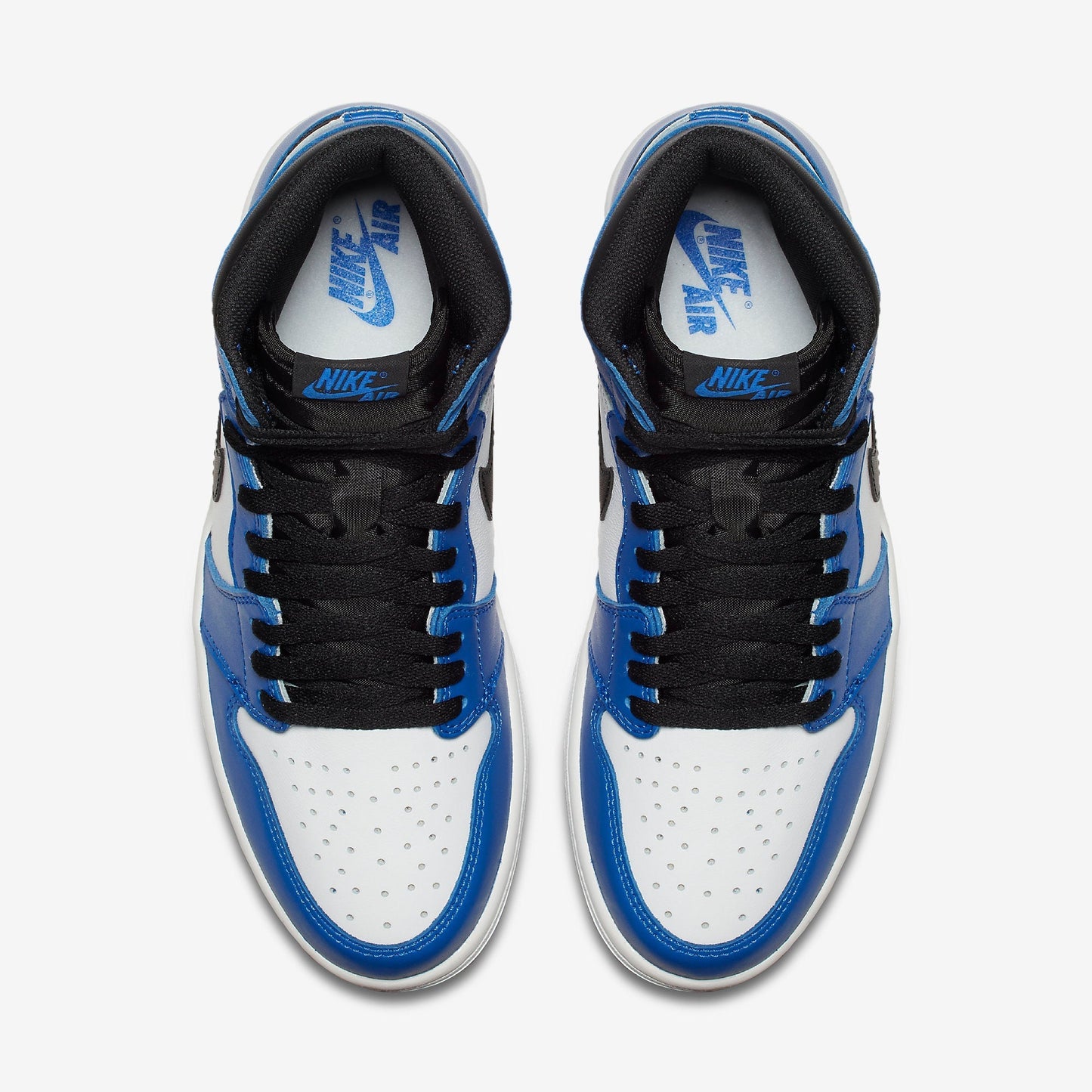 Air Jordan 1 Retro High OG 'Game Royal' (2018) [555088-403] Athletic Basketball Sports Sneakers in Game Royal / Black - Summit White for Unisex Adult Mens - AVBL MRKT (5)