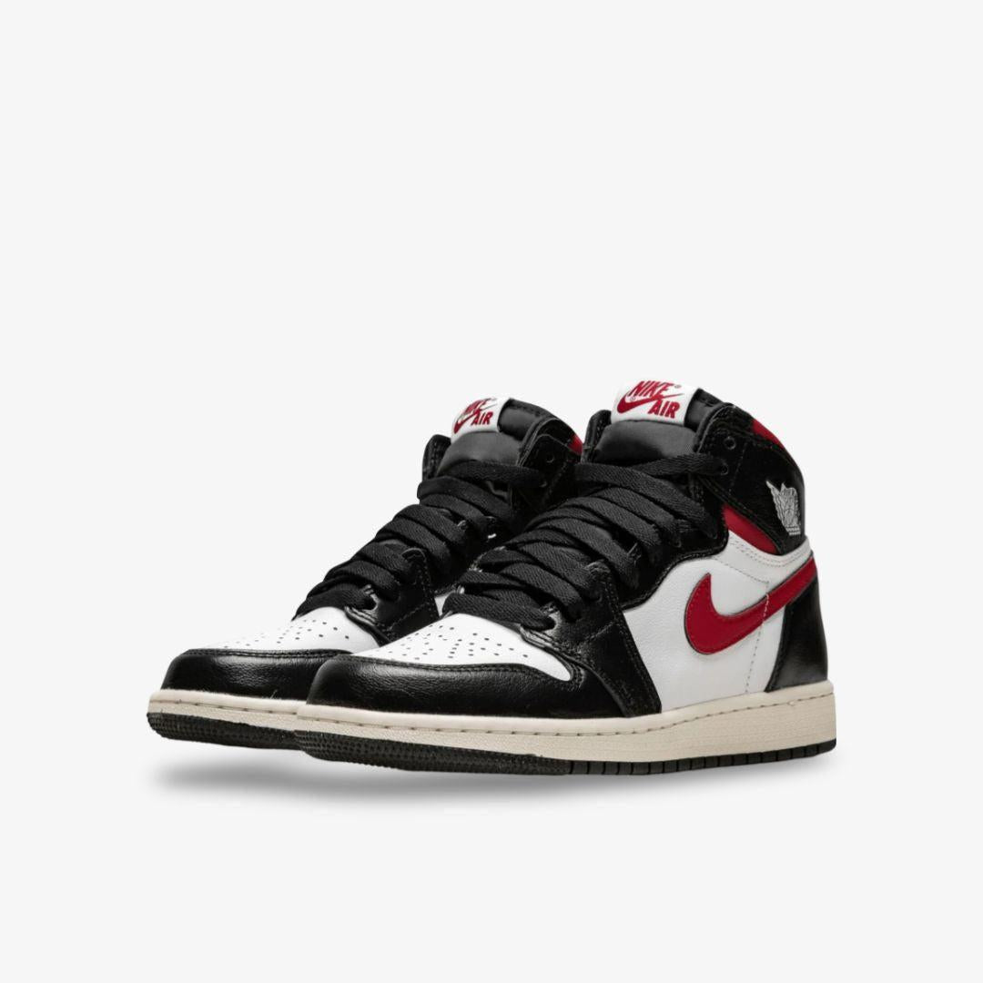 Air Jordan 1 Retro High OG 'Gym Red' (2019) (GS) [575441-061] Athletic Basketball Sports Sneakers in Black / Gym Red - White - Sail for Unisex Youth Kids Junior Boys Girls - AVBL MRKT (1)
