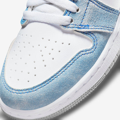 Air Jordan 1 Retro High OG 'Hyper Royal' (2021) (GS) [575441-402] Athletic Basketball Sports Sneakers in Hyper Royal / White for Unisex Youth Kids Junior Boys Girls - AVBL MRKT (7)