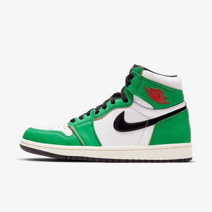 Air Jordan 1 Retro High OG 'Lucky Green' (2020) (Womens) [DB4612-300] Athletic Basketball Sports Sneakers in Lucky Green / Black - White - Sail for Unisex Adult Female Ladies Girls WMNS - AVBL MRKT (2)