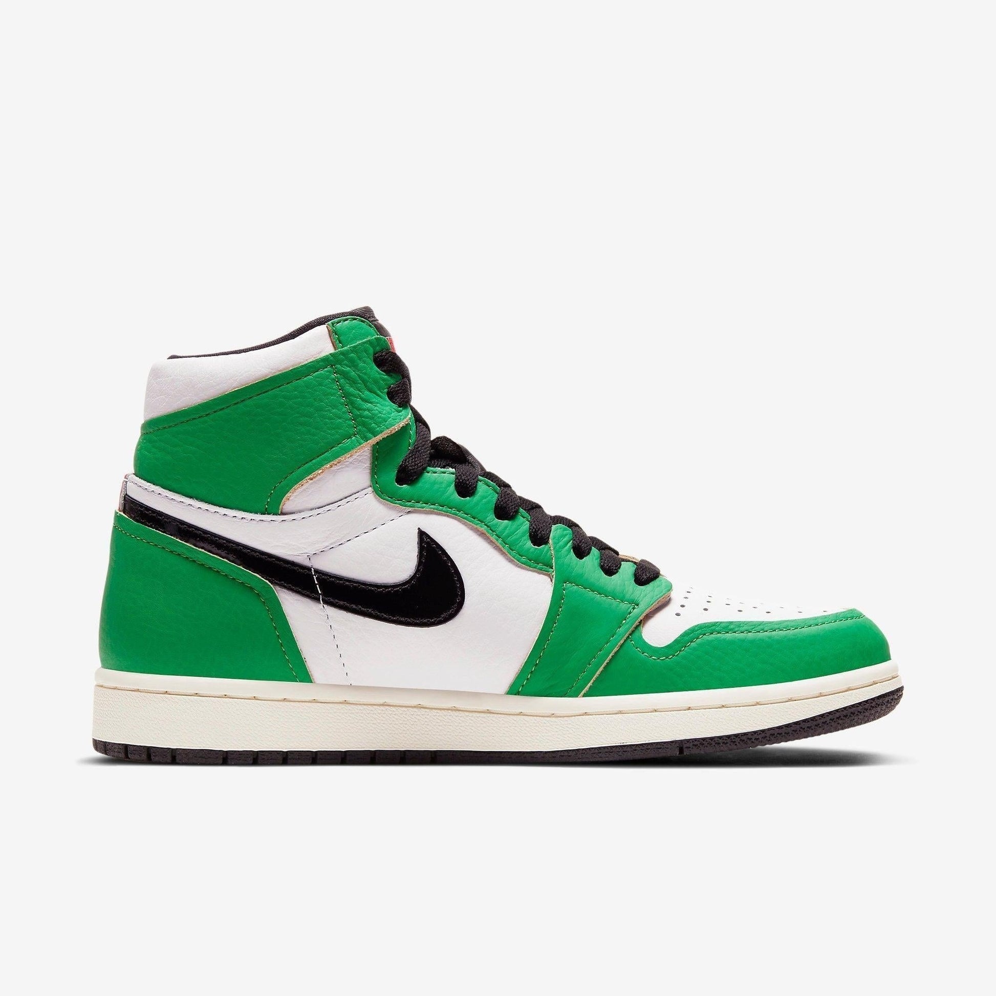 Air Jordan 1 Retro High OG 'Lucky Green' (2020) (Womens) [DB4612-300] Athletic Basketball Sports Sneakers in Lucky Green / Black - White - Sail for Unisex Adult Female Ladies Girls WMNS - AVBL MRKT (4)