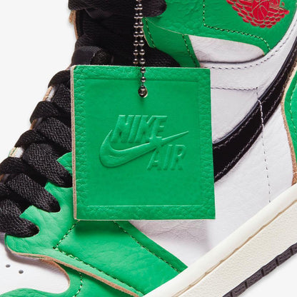Air Jordan 1 Retro High OG 'Lucky Green' (2020) (Womens) [DB4612-300] Athletic Basketball Sports Sneakers in Lucky Green / Black - White - Sail for Unisex Adult Female Ladies Girls WMNS - AVBL MRKT (7)
