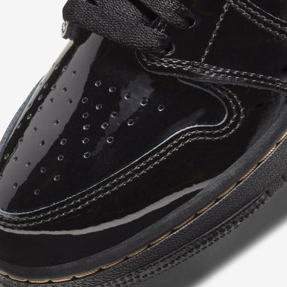 Air Jordan 1 Retro High OG 'Metallic Gold' (2020) (GS) [575441-032] Athletic Basketball Sports Sneakers in Black / Metallic Gold for Unisex Youth Kids Junior Boys Girls - AVBL MRKT (7)