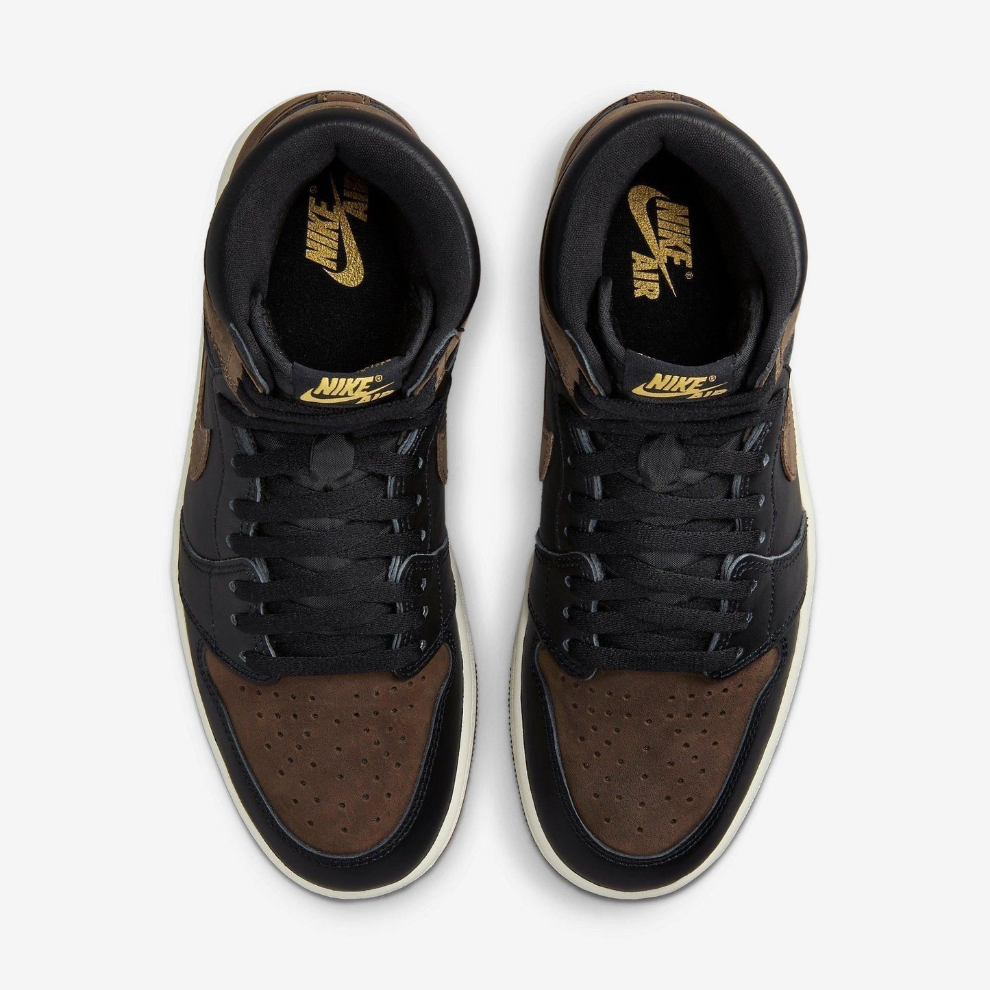 Air Jordan 1 Retro High OG 'Palomino' (2023) [DZ5485-020] Athletic Basketball Sports Sneakers in Black / Metallic Gold - Palomino - Sail for Unisex Adult Mens - AVBL MRKT (5)