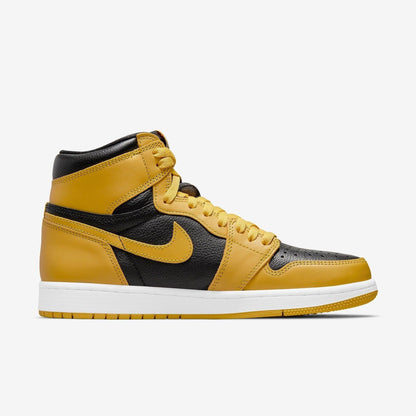 Air Jordan 1 Retro High OG 'Pollen' (2021) [555088-701] Athletic Basketball Sports Sneakers in Pollen / White - Black for Unisex Adult Mens - AVBL MRKT (4)