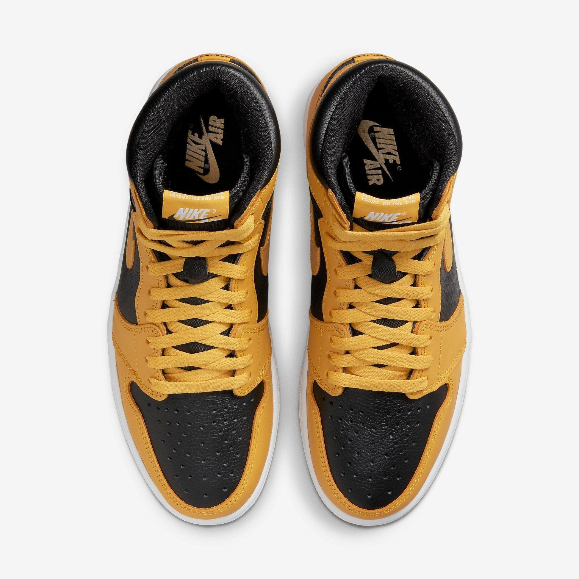 Air Jordan 1 Retro High OG 'Pollen' (2021) [555088-701] Athletic Basketball Sports Sneakers in Pollen / White - Black for Unisex Adult Mens - AVBL MRKT (5)