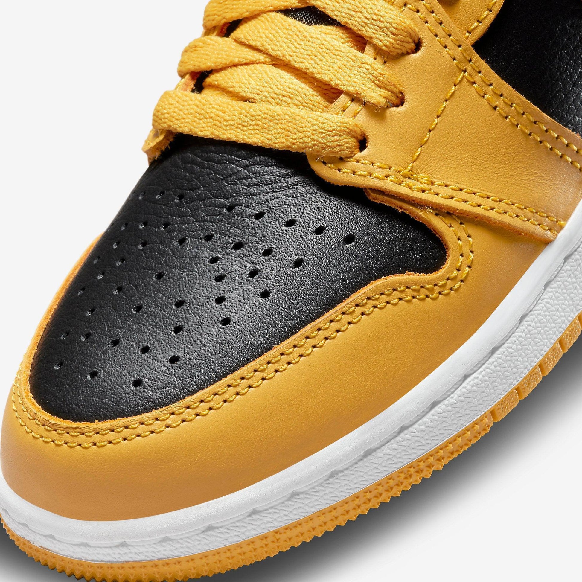 Air Jordan 1 Retro High OG 'Pollen' (2021) (GS) [575441-701] Athletic Basketball Sports Sneakers in Pollen / White - Black for Unisex Youth Kids Junior Boys Girls - AVBL MRKT (7)