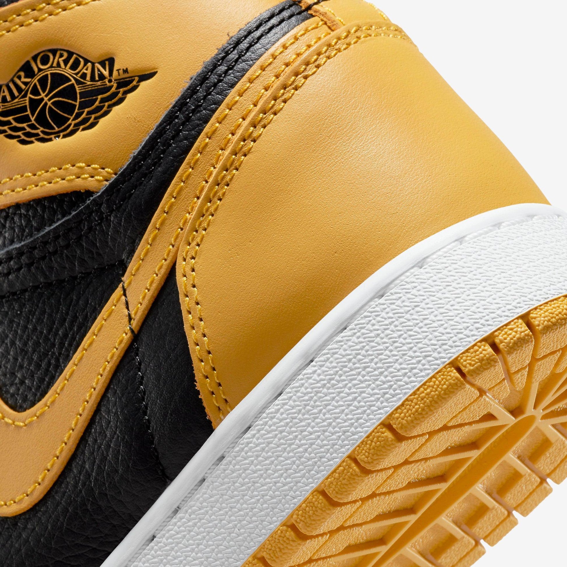 Air Jordan 1 Retro High OG 'Pollen' (2021) (GS) [575441-701] Athletic Basketball Sports Sneakers in Pollen / White - Black for Unisex Youth Kids Junior Boys Girls - AVBL MRKT (8)