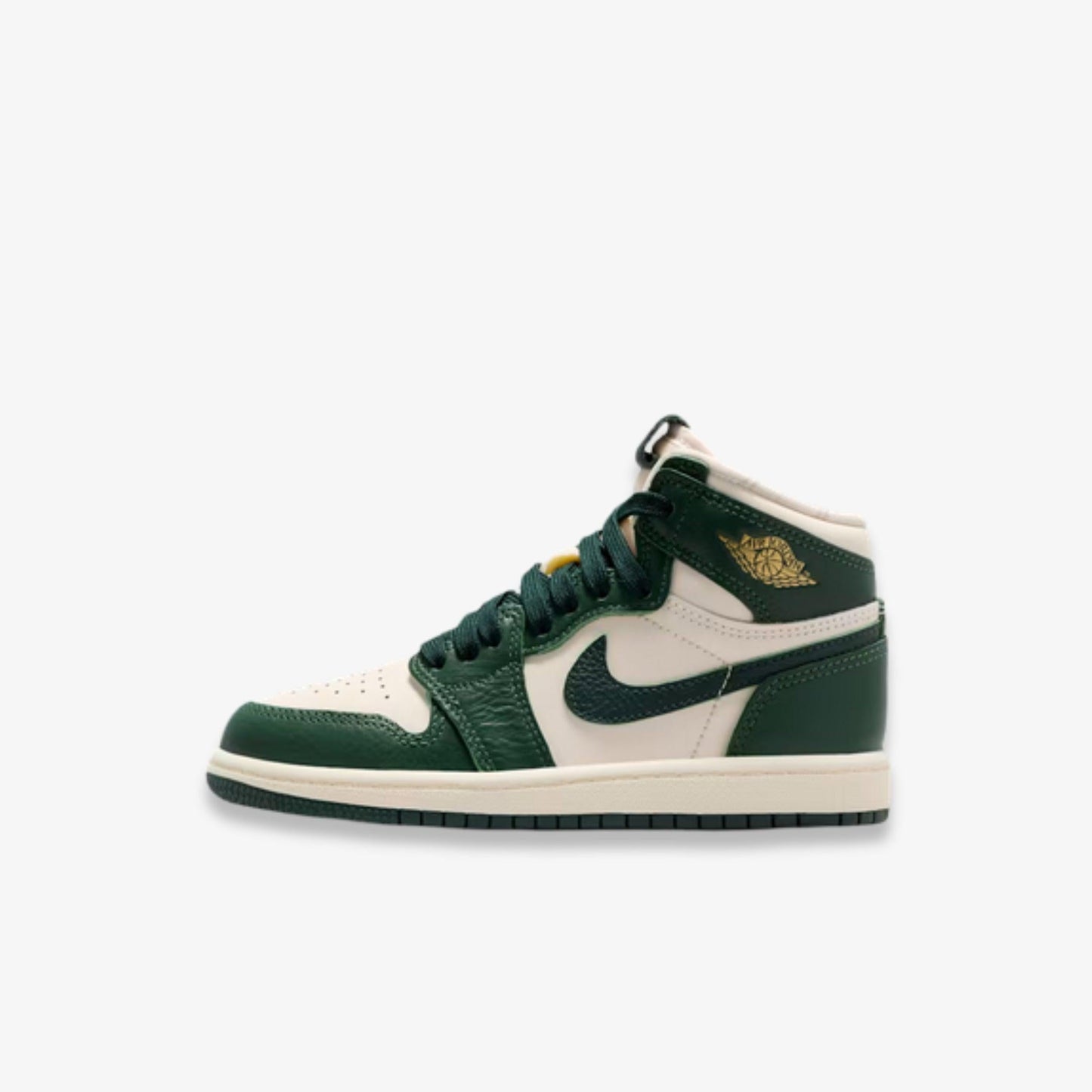 Air Jordan 1 Retro High OG 'Pro Green / Fir' (2025) (PS) [FD2597-101] Athletic Basketball Sports Sneakers in Pale Ivory / Pro Green - Fir for Unisex Little Kids Pre-School Boys Girls - AVBL MRKT (2)