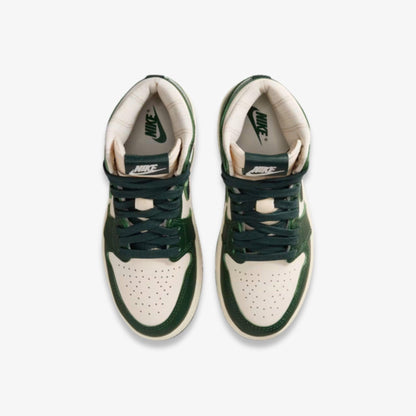 Air Jordan 1 Retro High OG 'Pro Green / Fir' (2025) (PS) [FD2597-101] Athletic Basketball Sports Sneakers in Pale Ivory / Pro Green - Fir for Unisex Little Kids Pre-School Boys Girls - AVBL MRKT (5)