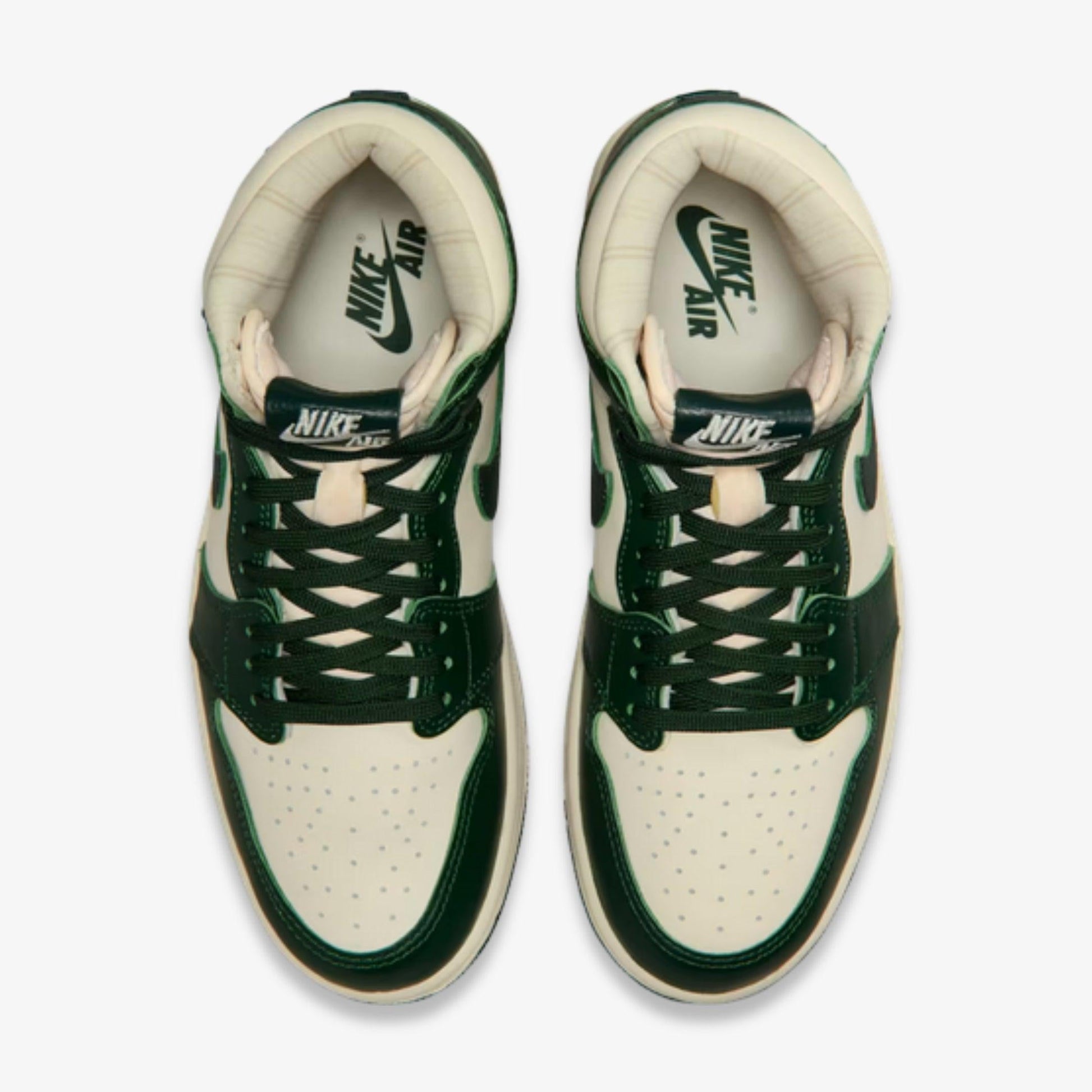 Air Jordan 1 Retro High OG 'Pro Green / Fir' (2025) (Womens) [FD2596-101] Athletic Basketball Sports Sneakers in Pale Ivory / Pro Green - Fir for Unisex Adult Female Ladies Girls WMNS - AVBL MRKT (5)