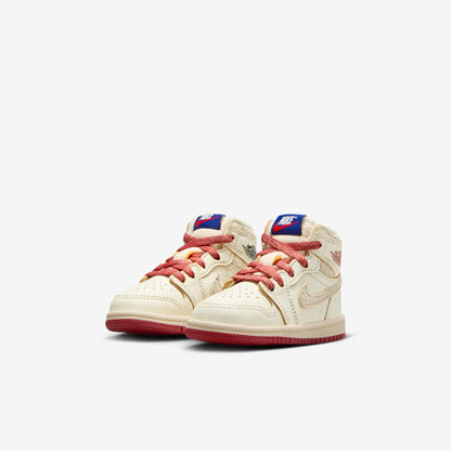Air Jordan 1 Retro High OG 'Rare Air / Cinnabar' (2025) (TD) [FD2598-100] Athletic Basketball Sports Sneakers in Sail / Cinnabar - Light Bone for Unisex Baby Infant Toddler - AVBL MRKT (1)
