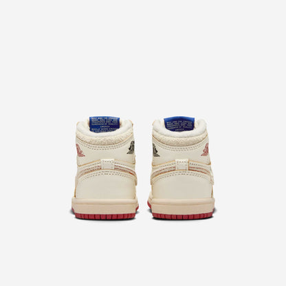 Air Jordan 1 Retro High OG 'Rare Air / Cinnabar' (2025) (TD) [FD2598-100] Athletic Basketball Sports Sneakers in Sail / Cinnabar - Light Bone for Unisex Baby Infant Toddler - AVBL MRKT (6)