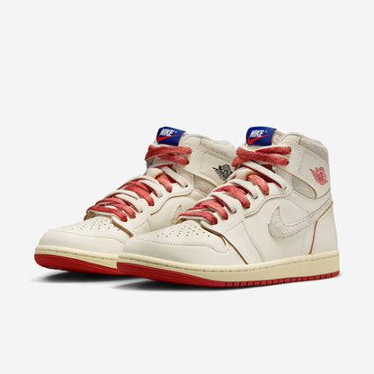 Air Jordan 1 Retro High OG 'Rare Air / Cinnabar' (2025) (Womens) [DB4612-100] Athletic Basketball Sports Sneakers in Sail / Cinnabar - Light Bone for Unisex Adult Female Ladies Girls WMNS - AVBL MRKT (1)