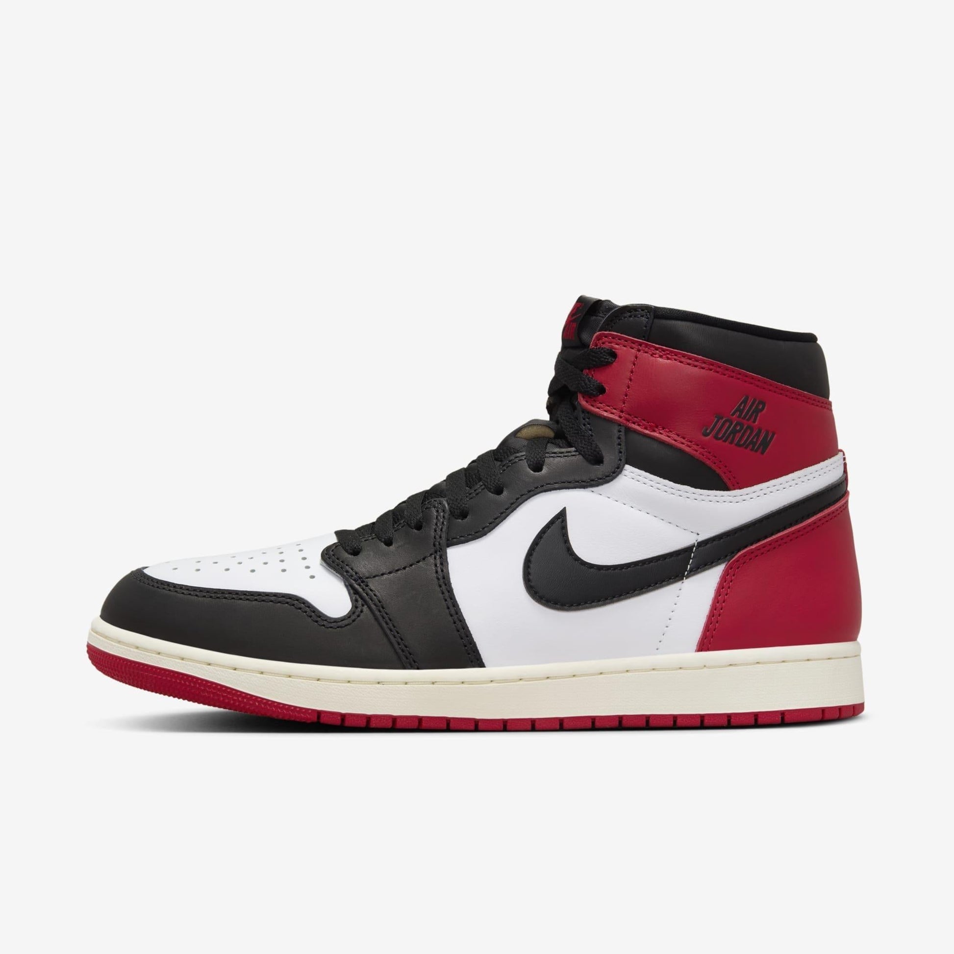 Air Jordan 1 Retro High OG 'Reimagined Black Toe' (2025) [DZ5485-106] Athletic Basketball Sports Sneakers in White / Varsity Red - Black for Unisex Adult Mens - AVBL MRKT (2)
