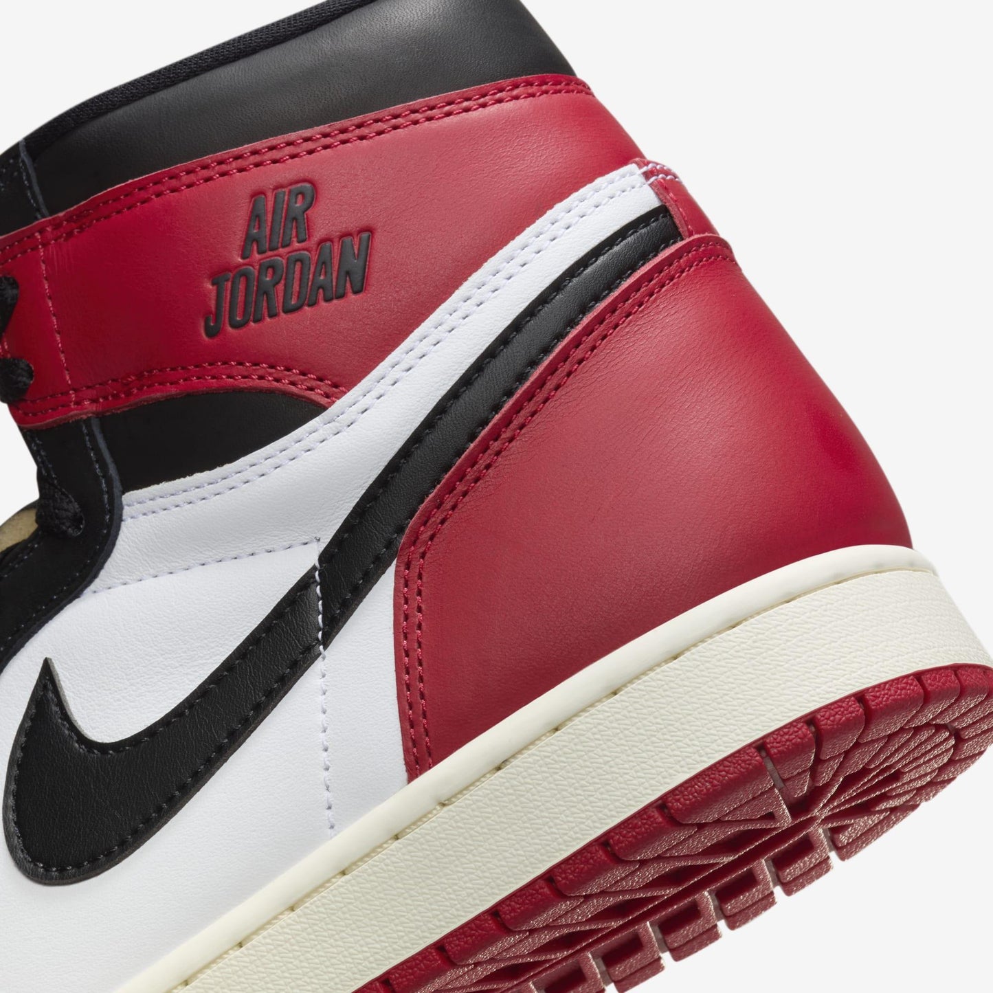 Air Jordan 1 Retro High OG 'Reimagined Black Toe' (2025) [DZ5485-106] Athletic Basketball Sports Sneakers in White / Varsity Red - Black for Unisex Adult Mens - AVBL MRKT (8)