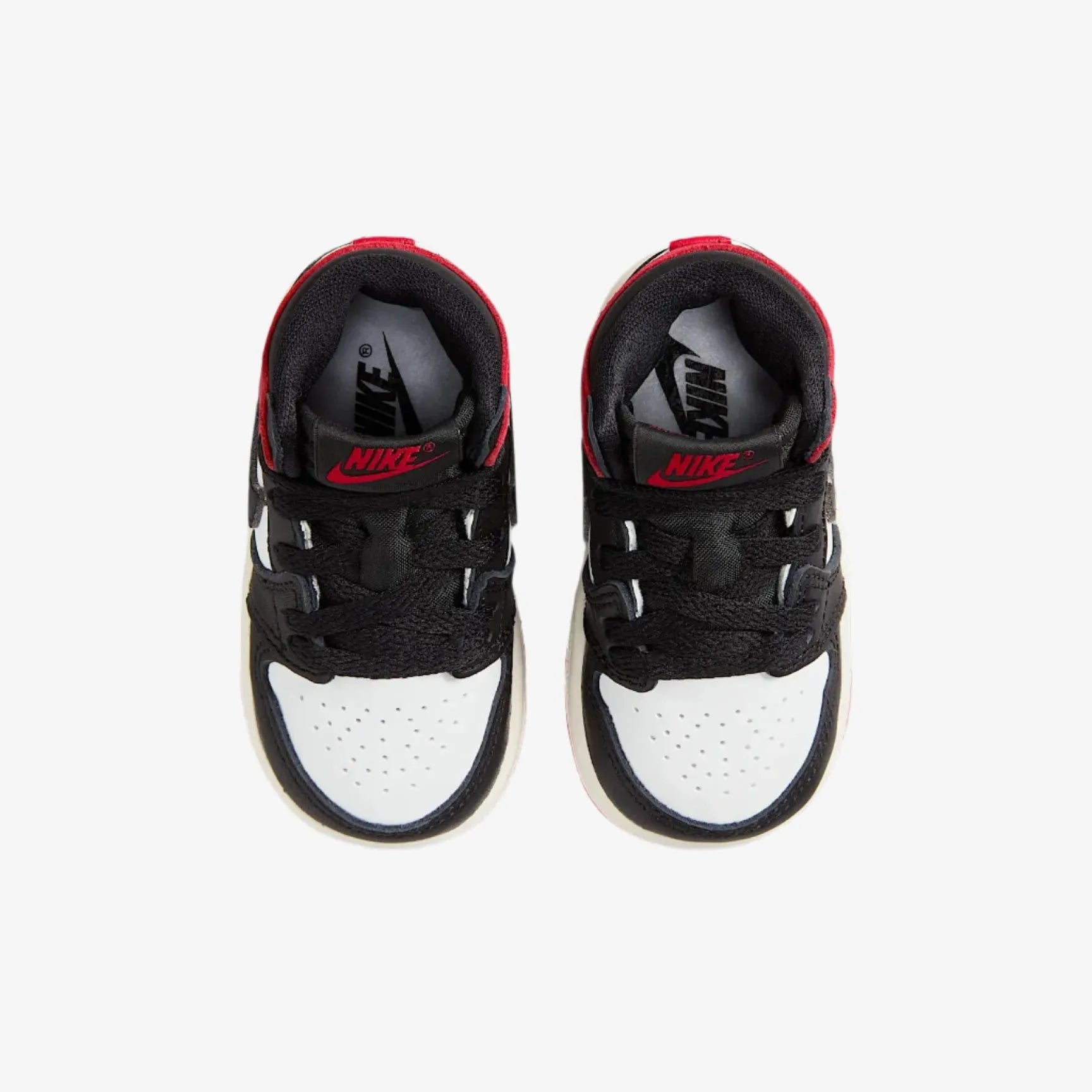 Air Jordan 1 Retro High OG 'Reimagined Black Toe' (2025) (TD) [FD1413-106] Athletic Basketball Sports Sneakers in White / Varsity Red - Black for Unisex Baby Infant Toddler - AVBL MRKT (5)