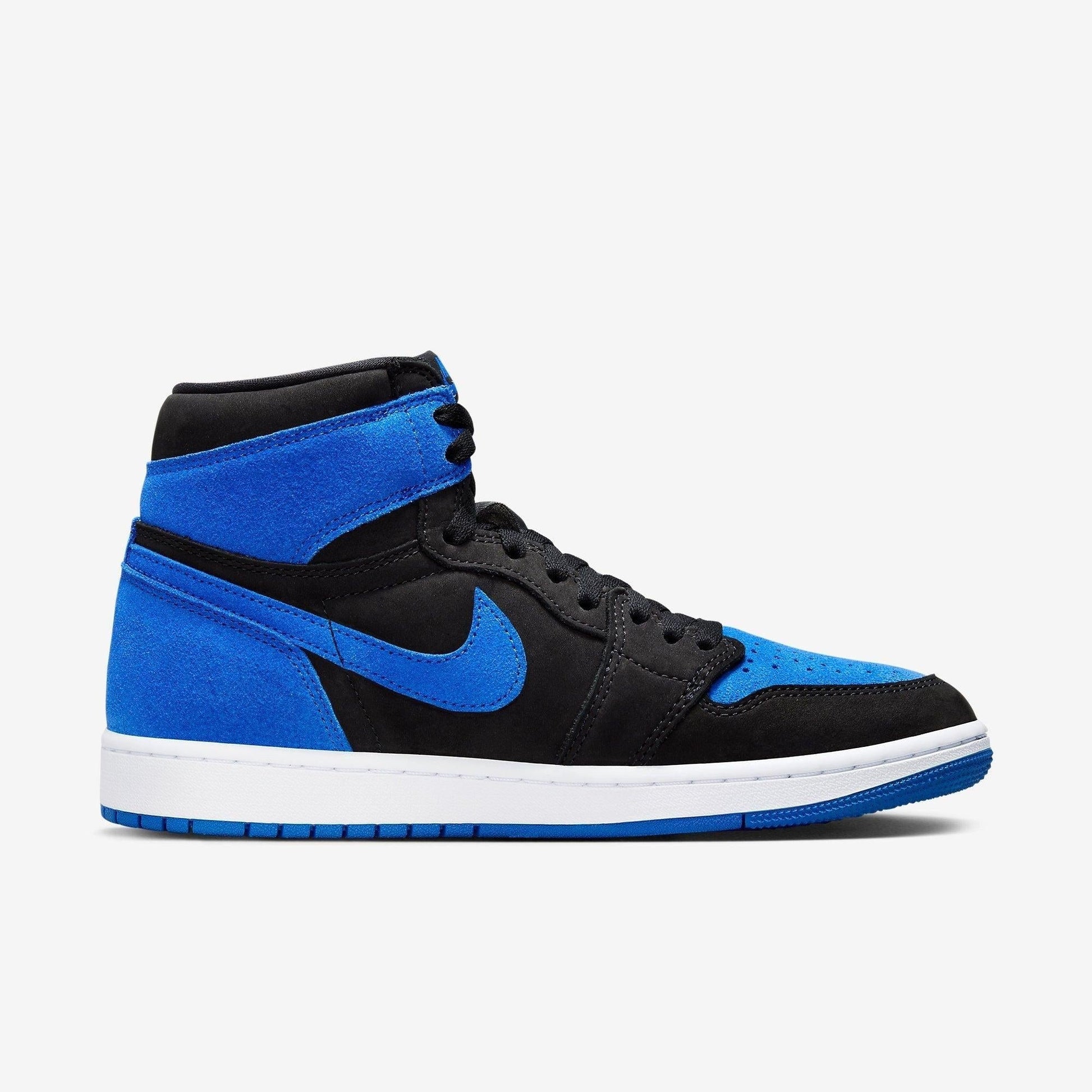 Air Jordan 1 Retro High OG 'Reimagined Royal Blue' (2023) [DZ5485-042] Athletic Basketball Sports Sneakers in Black / Royal Blue - White for Unisex Adult Mens - AVBL MRKT (4)