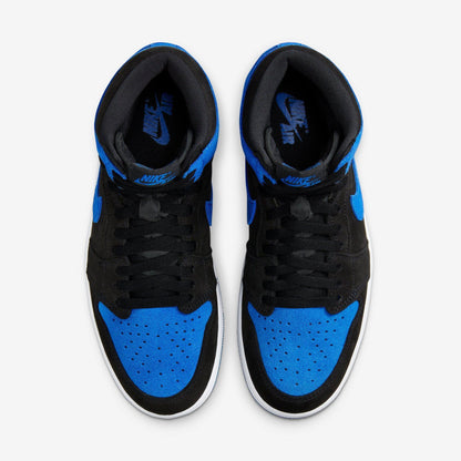 Air Jordan 1 Retro High OG 'Reimagined Royal Blue' (2023) [DZ5485-042] Athletic Basketball Sports Sneakers in Black / Royal Blue - White for Unisex Adult Mens - AVBL MRKT (5)