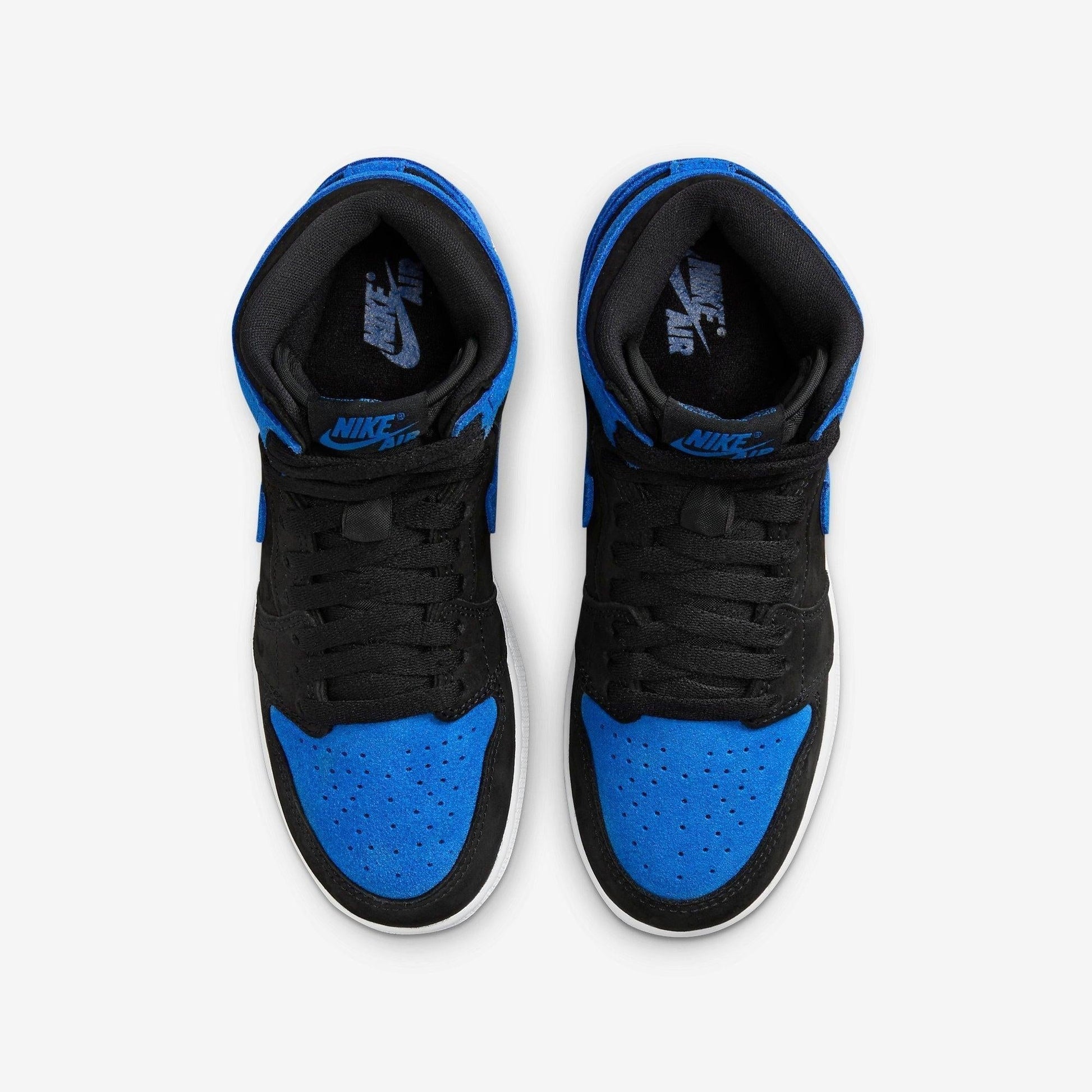 Air Jordan 1 Retro High OG 'Reimagined Royal Blue' (2023) (GS) [FD1437-042] Athletic Basketball Sports Sneakers in Black / Royal Blue - White for Unisex Youth Kids Junior Boys Girls - AVBL MRKT (5)