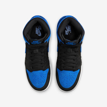 Air Jordan 1 Retro High OG 'Reimagined Royal Blue' (2023) (GS) [FD1437-042] Athletic Basketball Sports Sneakers in Black / Royal Blue - White for Unisex Youth Kids Junior Boys Girls - AVBL MRKT (5)