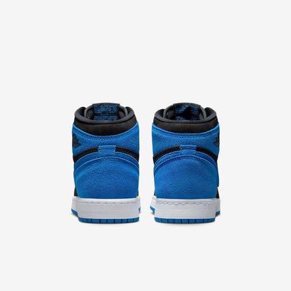 Air Jordan 1 Retro High OG 'Reimagined Royal Blue' (2023) (GS) [FD1437-042] Athletic Basketball Sports Sneakers in Black / Royal Blue - White for Unisex Youth Kids Junior Boys Girls - AVBL MRKT (6)