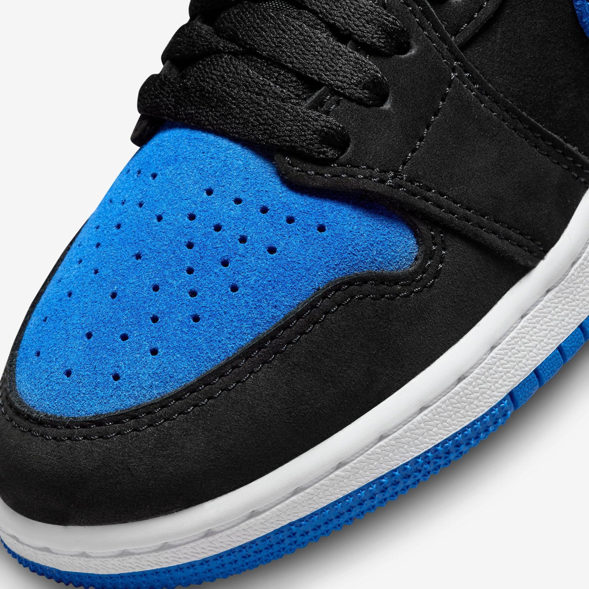 Air Jordan 1 Retro High OG 'Reimagined Royal Blue' (2023) (GS) [FD1437-042] Athletic Basketball Sports Sneakers in Black / Royal Blue - White for Unisex Youth Kids Junior Boys Girls - AVBL MRKT (7)