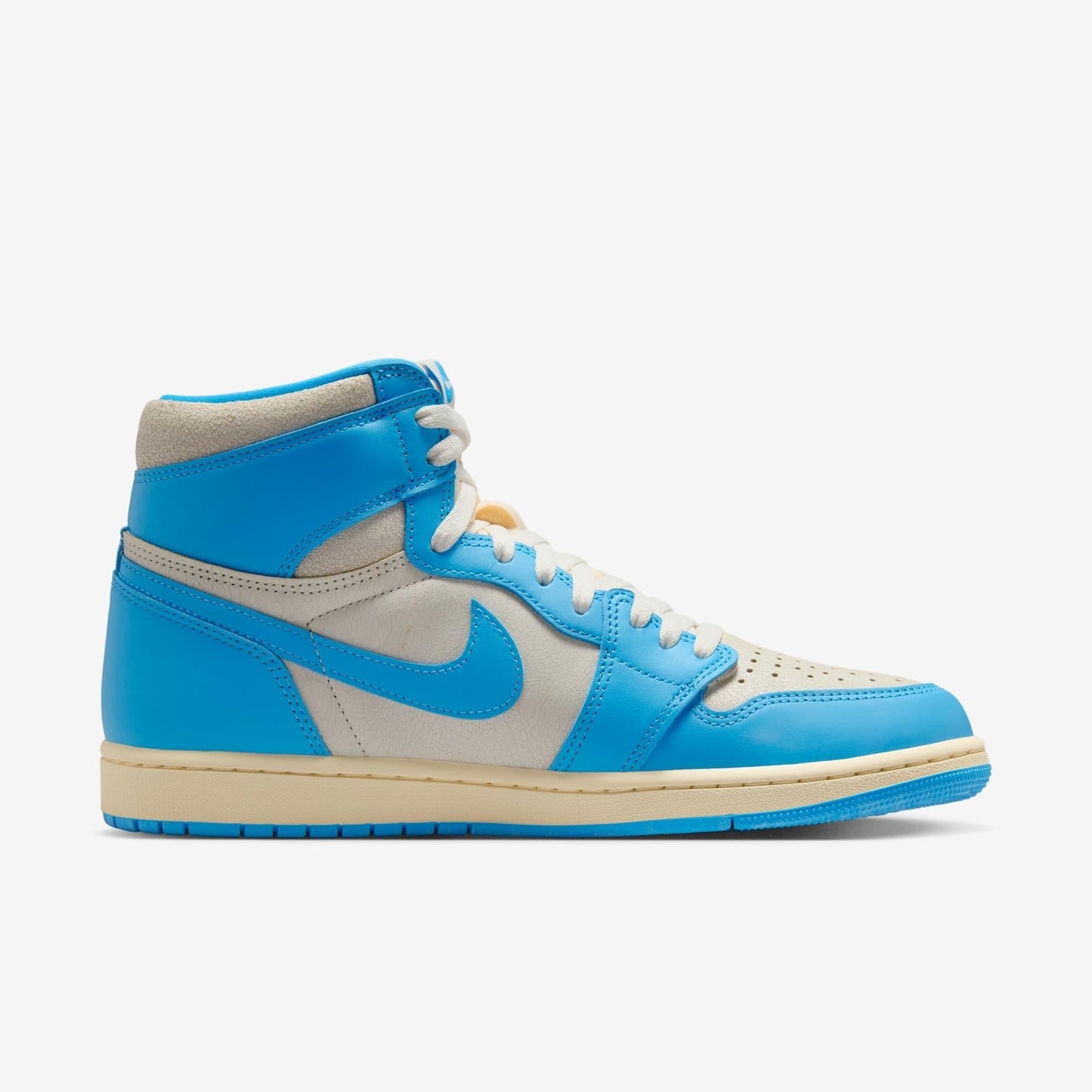 Air Jordan 1 Retro High OG 'Reimagined UNC University Blue' (2025) [DZ5485-402] Athletic Basketball Sports Sneakers in Dark Powder Blue / Dark Powder Blue - Sail for Unisex Adult Mens - AVBL MRKT (4)
