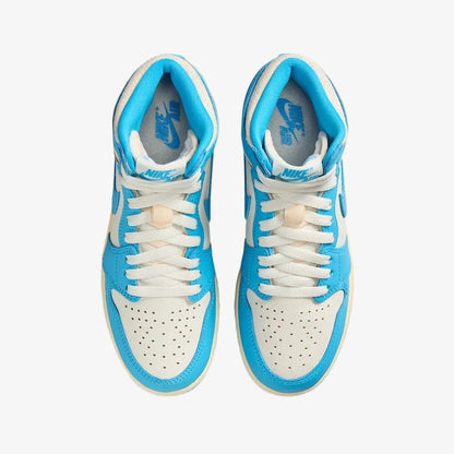 Air Jordan 1 Retro High OG 'Reimagined UNC University Blue' (2025) (GS) [FD1437-402] Athletic Basketball Sports Sneakers in Dark Powder Blue / Dark Powder Blue - Sail for Unisex Youth Kids Junior Boys Girls - AVBL MRKT (5)
