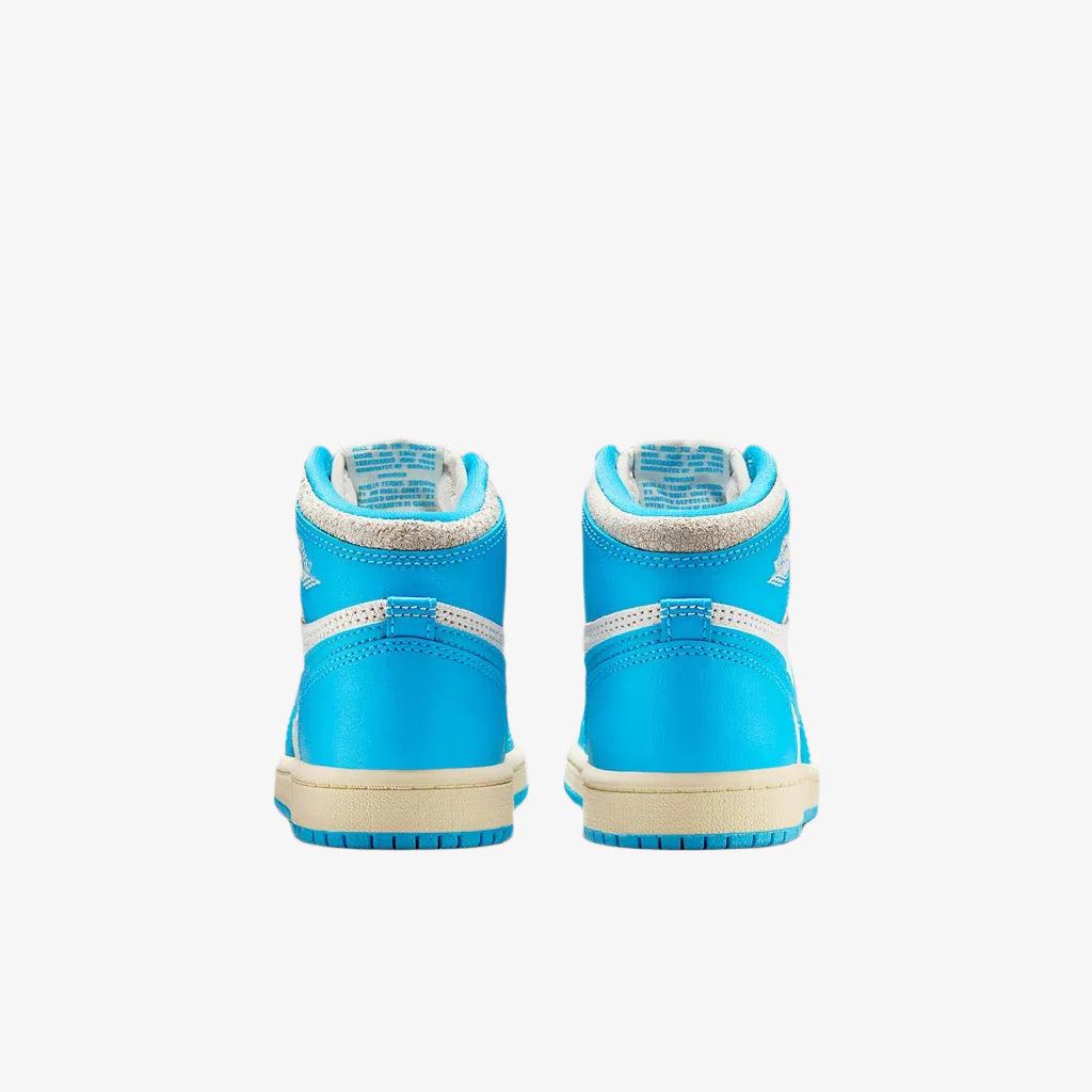 Air Jordan 1 Retro High OG 'Reimagined UNC University Blue' (2025) (PS) [FD1412-402] Athletic Basketball Sports Sneakers in Dark Powder Blue / Dark Powder Blue - Sail for Unisex Little Kids Pre-School Boys Girls - AVBL MRKT (5)
