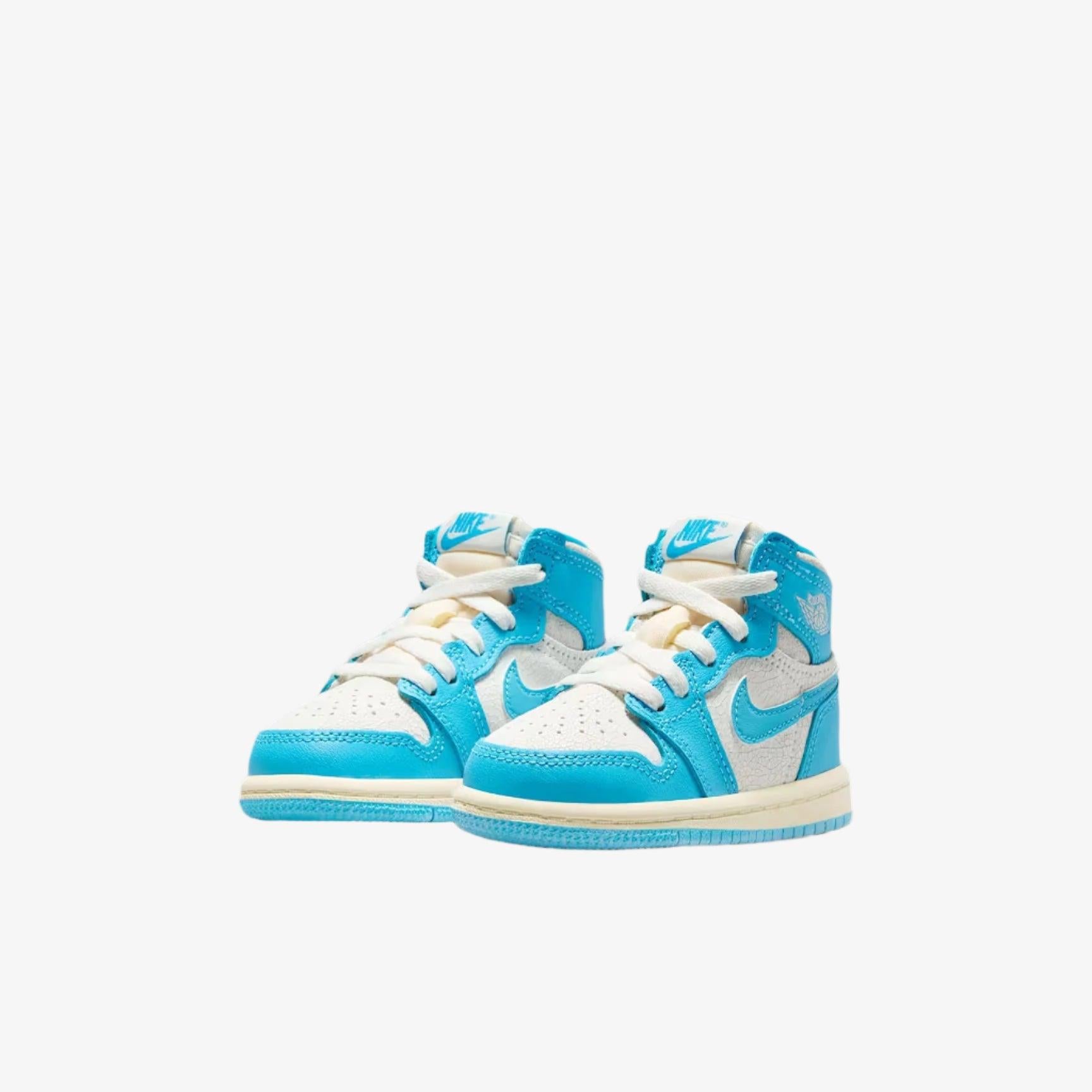 Air Jordan 1 Retro High OG 'Reimagined UNC University Blue' (2025) (TD) [FD1413-402] Athletic Basketball Sports Sneakers in Dark Powder Blue / Dark Powder Blue - Sail for Unisex Baby Infant Toddler - AVBL MRKT (1)