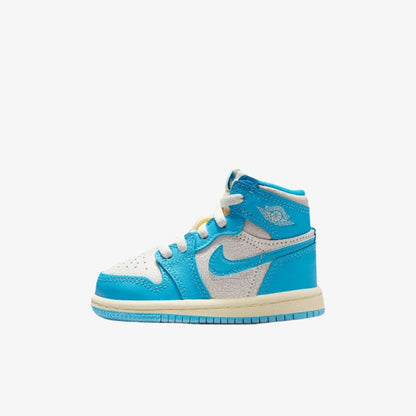 Air Jordan 1 Retro High OG 'Reimagined UNC University Blue' (2025) (TD) [FD1413-402] Athletic Basketball Sports Sneakers in Dark Powder Blue / Dark Powder Blue - Sail for Unisex Baby Infant Toddler - AVBL MRKT (2)
