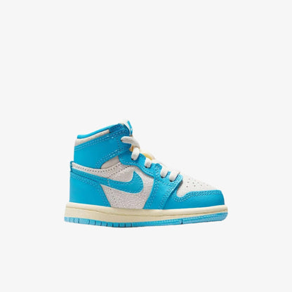 Air Jordan 1 Retro High OG 'Reimagined UNC University Blue' (2025) (TD) [FD1413-402] Athletic Basketball Sports Sneakers in Dark Powder Blue / Dark Powder Blue - Sail for Unisex Baby Infant Toddler - AVBL MRKT (4)