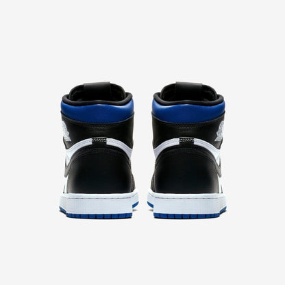Air Jordan 1 Retro High OG 'Royal Toe' (2020) [555088-041] Athletic Basketball Sports Sneakers in Black / Black - White - Game Royal for Unisex Adult Mens - AVBL MRKT (6)