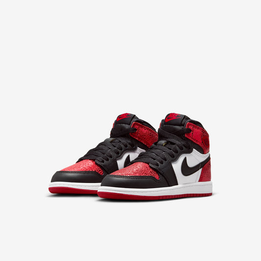 Air Jordan 1 Retro High OG 'Ruby' (2025) (PS) [FD2597-602] Athletic Basketball Sports Sneakers in Varsity Red / Black - White for Unisex Little Kids Pre-School Boys Girls - AVBL MRKT (1)