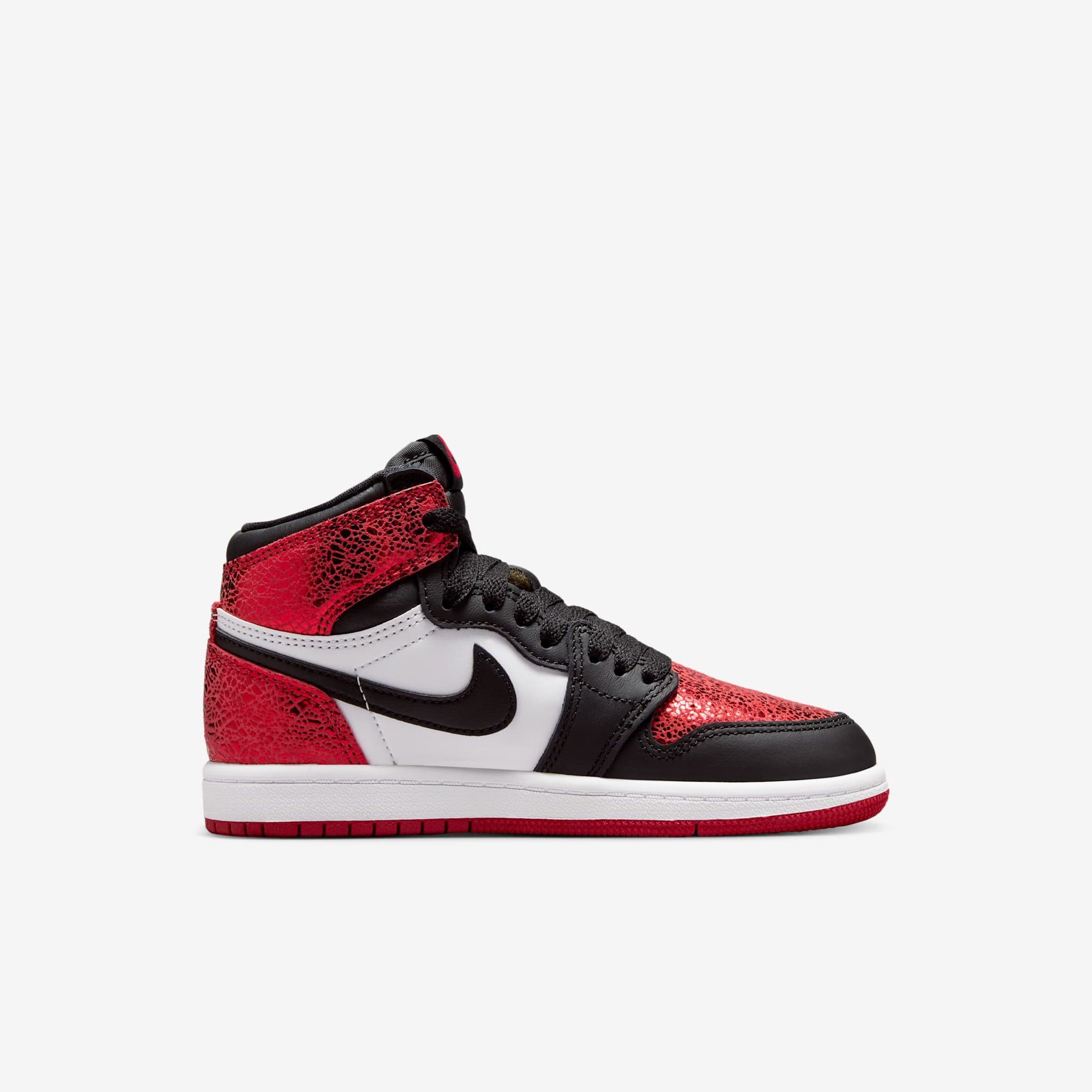 Air Jordan 1 Retro High OG 'Ruby' (2025) (PS) [FD2597-602] Athletic Basketball Sports Sneakers in Varsity Red / Black - White for Unisex Little Kids Pre-School Boys Girls - AVBL MRKT (4)