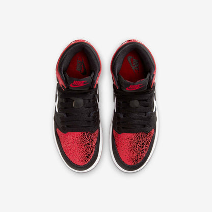 Air Jordan 1 Retro High OG 'Ruby' (2025) (PS) [FD2597-602] Athletic Basketball Sports Sneakers in Varsity Red / Black - White for Unisex Little Kids Pre-School Boys Girls - AVBL MRKT (5)